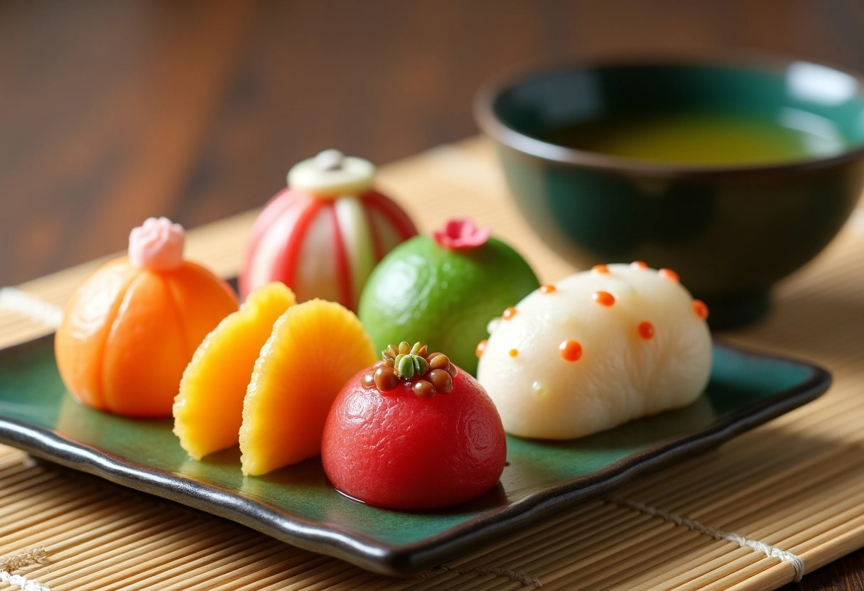 wagashi japonais