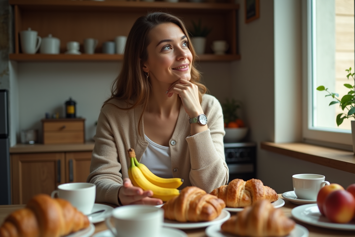 bananes petit-déjeuner